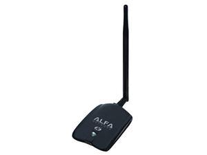 Alfa AWUS036NHA Wireless B/G/N USB Adaptor - 802.11n - 150 Mbps - 2.4 GHz - 5 dBi Antenna - Long Range - Atheros Chipset - Windows XP/Vista 64-Bit/128-Bit Windows 7 Compatible