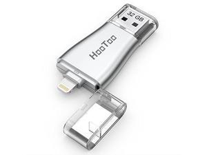 iPhone iPad Flash Drive USB 3.0 Adapter with Extended MFi Lightning Connector, HooToo 32GB Jump Thumb Pen Drive Memory Stick Expansion External Storage for iOS Mac Windows PC iPhone iPad Flash Drive USB 3.0 Adapter with Extended MFi Lightning Connector, HooToo 32GB Jump Thumb Pen Drive Memory Stick Expansion External Storage for iOS Mac Windows PC