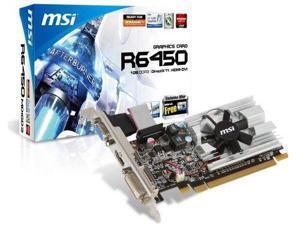 MSI ATI Radeon HD6450 1 GB DDR3 VGA/DVI/HDMI Low Profile PCI-Express Video Card R6450-MD1GD3/LP MSI ATI Radeon HD6450 1 GB DDR3 VGA/DVI/HDMI Low Profile PCI-Express Video Card R6450-MD1GD3/LP