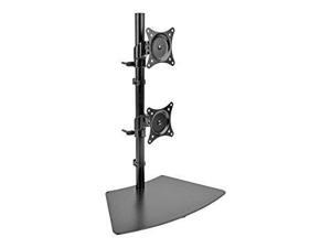 Tripp Lite Dual Monitor Mount Stand/Clamp, Vertical, Swivel & Tilt, 15-27 Inch, Flat Screen Display, Desktop Mount, Black (DDR1527SDC) Tripp Lite Dual Monitor Mount Stand/Clamp, Vertical, Swivel & Tilt, 15-27 Inch, Flat Screen Display, Desktop Mount, Black (DDR1527SDC)
