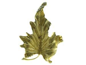 Gold-Tone Metal Brooch-Pin With Crystal Accents LQP371 Gold-Tone Metal Brooch-Pin With Crystal Accents LQP371