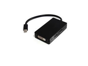 3-in-1 Mini DisplayPort to DisplayPort DVI or HDMI converter 3-in-1 Mini DisplayPort to DisplayPort DVI or HDMI converter