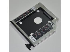 2.5" 9.5mm SATA 2nd HDD SSD HARD DRIVE Caddy Adapter for DELL Latitude E6400 E6500 E6410 E6510; DELL Precision M2400 M4400 M4500