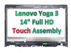 Lenovo Yoga 3 1470 Replacement TABLET LCD Screen 14.0" Full-HD LED DIODE (Substitute Only. Not a Laptop ) (5D10H35588 5DM0G74715 TOUCH ASSEMBLY)