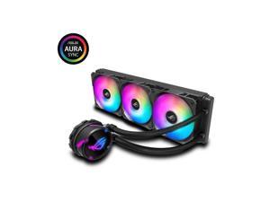 ASUS ROG Strix LC 360 RGB All-in-one AIO Liquid CPU Cooler 360mm Radiator, Intel 115x/2066 and AMD AM4/TR4 Support, Triple 120mm 4-pin PWM Fans (Addressable RGB Fans) ASUS ROG Strix LC 360 RGB All-in-one AIO Liquid CPU Cooler 360mm Radiator, Intel 115x/2066 and AMD AM4/TR4 Support, Triple 120mm 4-pin PWM Fans (Addressable RGB Fans)
