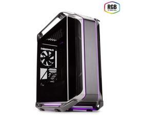 Cooler Master Cosmos C700M E-ATX Full-Tower with Curved Tempered Glass Panel, Riser Cable, Flexible Interior Layout, Diverse Liquid Cooling Layout, Type-C Port & ARGB Lighting Control Cooler Master Cosmos C700M E-ATX Full-Tower with Curved Tempered Glass Panel, Riser Cable, Flexible Interior Layout, Diverse Liquid Cooling Layout, Type-C Port & ARGB Lighting Control