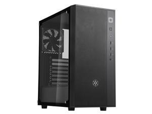 SilverStone Technology FARA R1 Tempered Glass Black Mid-Tower ATX Case with Micro-ATX and Mini-ITX Support - FAR1B-G (SST-FAR1B-G) SilverStone Technology FARA R1 Tempered Glass Black Mid-Tower ATX Case with Micro-ATX and Mini-ITX Support - FAR1B-G (SST-FAR1B-G)