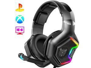 ONIKUMA PS4 Headset -Xbox One Headset Gaming Headset with 7.1 Surround Sound Pro Noise Canceling Gaming Headphones with Mic & RGB LED Light Compatible with PS4, Xbox One, Nintendo Switch, PC,GameCube ONIKUMA PS4 Headset -Xbox One Headset Gaming Headset with 7.1 Surround Sound Pro Noise Canceling Gaming Headphones with Mic & RGB LED Light Compatible with PS4, Xbox One, Nintendo Switch, PC,GameCube