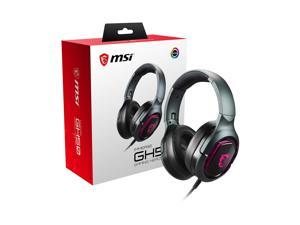 MSI Immerse GH50 7.1 Surround Sound RGB Mystic Light Metal Construction Foldable Headband Design Gaming Headset, Large