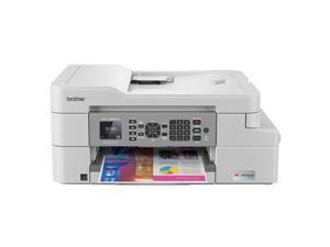 Brother MFC-J805DW INKvestmentTank Color Inkjet All-in-One Printer with Mobile Device and Duplex Printing with Up To 1-Year of Ink In-box, White, one size, Amazon Dash Replenishment Ready