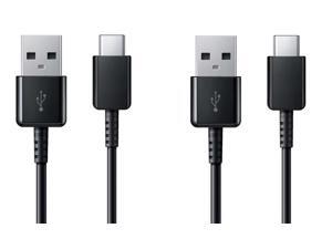 Samsung | Two USB-C Data Charging Cables for Galaxy S9/S9+/Note 8/S8/S8+ - Black EP-DG950CBE Samsung | Two USB-C Data Charging Cables for Galaxy S9/S9+/Note 8/S8/S8+ - Black EP-DG950CBE
