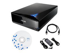 Asus BW-16D1X-U 16x External Blu-ray BDXL Drive with BD Suite Disc USB 3.0 Cable Power Adapter and Cord Asus BW-16D1X-U 16x External Blu-ray BDXL Drive with BD Suite Disc USB 3.0 Cable Power Adapter and Cord