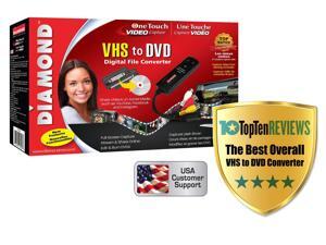 Diamond VC500 USB 2.0 One Touch VHS to DVD Video Capture Device with Easy to use Software, Convert, Edit and Save to Digital Files For Win7, Win8 and Win10 Diamond VC500 USB 2.0 One Touch VHS to DVD Video Capture Device with Easy to use Software, Convert, Edit and Save to Digital Files For Win7, Win8 and Win10