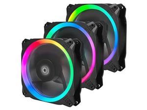 Antec RGB Fans, 120mm Case Fan, RGB High Performance PC Fan, 4-Pin RGB, Spark Series, 3 Packs