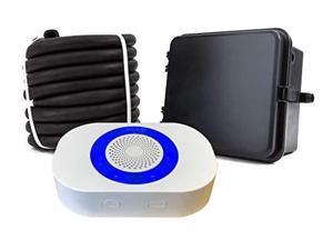 Dakota Alert DCRH-4K-Plus Driveway Alarm System with Relay Outputs - RE-4k Plus Wireless Receiver and DCHT-4000 Transmitter with 25-FT Rubber Hose Vehicle Sensor Dakota Alert DCRH-4K-Plus Driveway Alarm System with Relay Outputs - RE-4k Plus Wireless Receiver and DCHT-4000 Transmitter with 25-FT Rubber Hose Vehicle Sensor