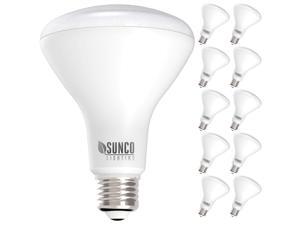 Sunco Lighting 10 Pack BR30 LED Bulb 11W=65W, 3000K Warm White, 850 LM, E26 Base, Dimmable, Indoor Flood Light for Cans - UL & Energy Star Sunco Lighting 10 Pack BR30 LED Bulb 11W=65W, 3000K Warm White, 850 LM, E26 Base, Dimmable, Indoor Flood Light for Cans - UL & Energy Star