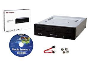 Pioneer BDR-2212 Internal 16x Blu-ray Writer Drive Bundle with Cyberlink Burning Software, SATA Cable and Mounting Screws - Burns CD DVD BD DL BDXL Discs Pioneer BDR-2212 Internal 16x Blu-ray Writer Drive Bundle with Cyberlink Burning Software, SATA Cable and Mounting Screws - Burns CD DVD BD DL BDXL Discs