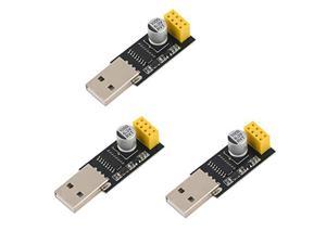 HiLetgo 3pcs USB to ESP8266 ESP-01 Adapter USB to TTL Driver Serial