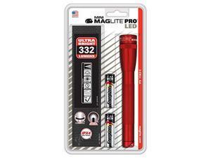 MagLite SP2P03H 332-Lumen Mini LED Pro Flashlight (Red)