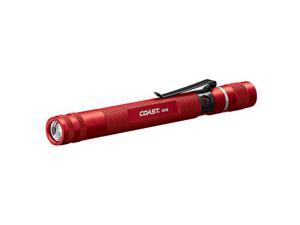 Coast - 21517 COAST HP3R 245 Lumen Rechargeable LED Penlight with Twist Focus Red