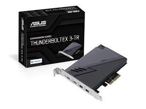 ASUS ThunderboltEX 3-TR Expansion Card for Z490 (Intel 10th Gen CPUs)motherboard (PCIe 3.0 x4 interface, 2 x Thunderbolt 3 USB Type-C® ports with 100w USB quick charge, 2 x mini DisplayPort IN ports)
