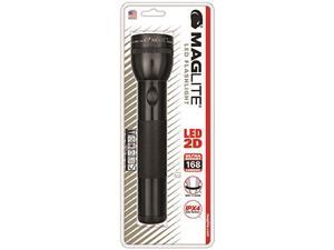 Maglite ST2D016 LED 2-Cell D Flashlight, Black