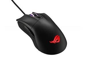 ASUS ROG Gladius II Core Lightweight, Ergonomic, Wired Optical Gaming Mouse with 6200-DPI Sensor, ROG-Exclusive Switch-Socket Design and Aura Sync Lighting