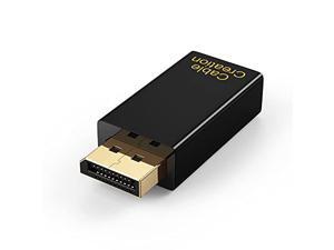 DisplayPort to HDMI Adapter, CableCreation 1080P Gold Plated DP to HDMI Adapter (Male to Female) 1.3V, Uni-Directional Display Port to HDMI Adapter Compatible for Lenovo, HP, Dell &More
