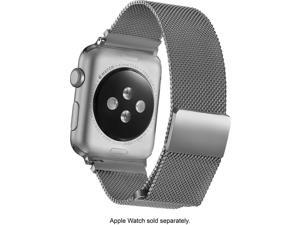 Platinum - Magnetic Stainless Steel Mesh Band for Apple Watch?® 42mm - Sil Platinum - Magnetic Stainless Steel Mesh Band for Apple Watch?® 42mm - Sil