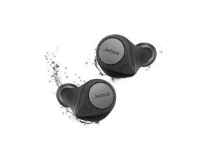 Jabra Elite Active 75t Titanium Black Voice Assistant Enabled True Wireless Sports Earbuds with Charging Case