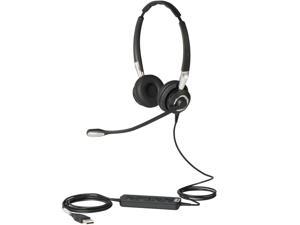 Jabra 2400 II USB DUO CC Wired Headset for Softphone with Noise Cancelling Microphone, Optimized for Unified Communication