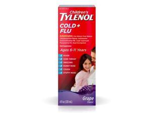 Tylenol Children's Plus Multi-Symptom Cold, Grape, 4oz Tylenol Children's Plus Multi-Symptom Cold, Grape, 4oz