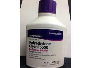 Perrigo Polyethylene Glycol 3350 Powder, 17.9oz