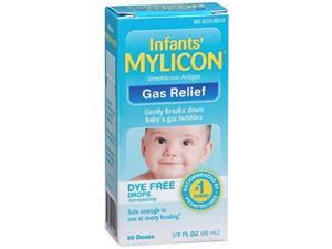 Mylicon Infants Gas Relier Drops, Dye Free, 0.5oz
