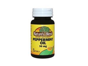 Nature's Blend Peppermint Oil Softgels, 50mg, 60ct 079854093612A650 Nature's Blend Peppermint Oil Softgels, 50mg, 60ct 079854093612A650