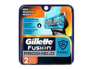 Gillette Fusion5 ProShield with 5 Anti-Friction Blades, Men's Razor Blades, 2 Count Gillette Fusion5 ProShield with 5 Anti-Friction Blades, Men's Razor Blades, 2 Count