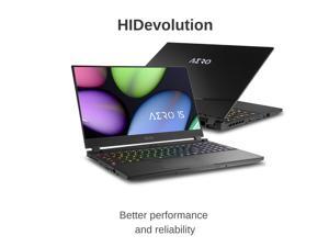 HIDevolution Gigabyte AERO 15 OLED XB-8US51B0SP 15.6" UHD AMOLED | 2.3 GHz i7-10875H, RTX 2070 Super Max-Q, 16 GB 2666MHz RAM, 512 GB PCIe SSD | Authorized Performance Upgrades & Warranty HIDevolution Gigabyte AERO 15 OLED XB-8US51B0SP 15.6" UHD AMOLED | 2.3 GHz i7-10875H, RTX 2070 Super Max-Q, 16 GB 2666MHz RAM, 512 GB PCIe SSD | Authorized Performance Upgrades & Warranty