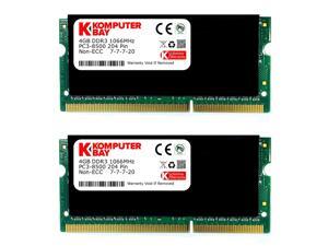 Komputerbay 8GB (2x 4GB) 204 Pin 1066MHz PC3 8500 DDR3 SODIMM Memory Module Komputerbay 8GB (2x 4GB) 204 Pin 1066MHz PC3 8500 DDR3 SODIMM Memory Module