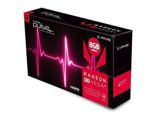 Sapphire Technology Technology Radeon 11276-02-40G Pulse RX Vega 56 8GB HBM2 HDMI/ Triple DP (UEFI) PCI-E Graphics Card Sapphire Technology Technology Radeon 11276-02-40G Pulse RX Vega 56 8GB HBM2 HDMI/ Triple DP (UEFI) PCI-E Graphics Card