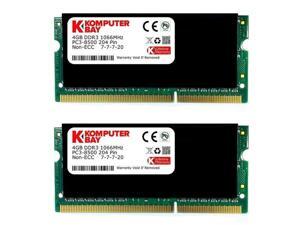 Komputerbay 8GB (2x 4GB) 204 Pin 1066MHz PC3 8500 DDR3 SODIMM Memory Module Komputerbay 8GB (2x 4GB) 204 Pin 1066MHz PC3 8500 DDR3 SODIMM Memory Module
