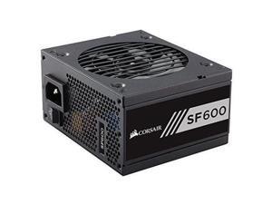 Corsair SF Series, SF600, SFX Form Factor, 600 Watt (600W), Fully Modular Power Supply, 80+ Gold Certified, 7 Year Warranty Corsair SF Series, SF600, SFX Form Factor, 600 Watt (600W), Fully Modular Power Supply, 80+ Gold Certified, 7 Year Warranty