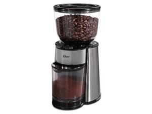 Oster BVSTBMH23-033 Coffee Burr Mill Grinder with Hopper, Stainless Steel/Black Oster BVSTBMH23-033 Coffee Burr Mill Grinder with Hopper, Stainless Steel/Black