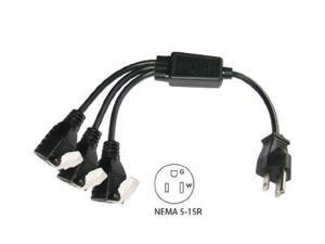 Conntek 05360 1 to 3 Power Splitter with Snap Pop, 14 inches Conntek 05360 1 to 3 Power Splitter with Snap Pop, 14 inches