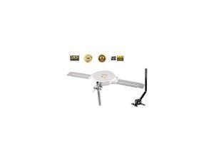 Lava Omnipro HD8008 OmniDirectional HDTV Antenna 360 Degree  Attic or Roof Mount TV Antenna with Mounting Pole for Clear Reception 4K 1080P