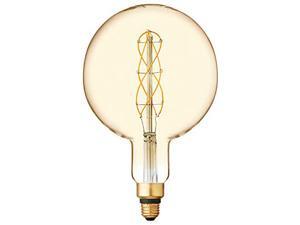 GE Lighting 93099995 Amber Vintage Glass LED Light Bulb, Dimmable, 1-Pack