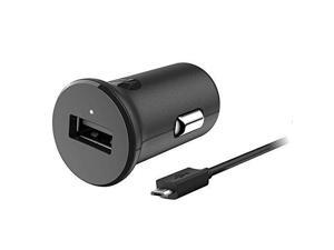 Motorola TurboPower 18 QC3.0 Car Charger with 3.3 Foot Micro-USB Cable for Moto E5 Plus, E5 Supra, G5 Plus, G5S, G5S Plus, G6 Play, G6 Forge [NOT for G6 or G6 Plus] (Retail Box)