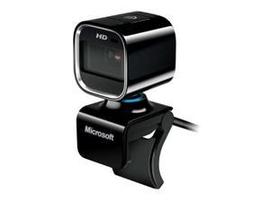 Microsoft LifeCam HD-6000 720p HD Webcam for Notebooks - Black