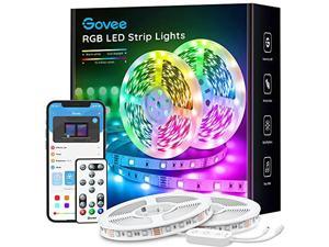 Govee Smart LED Strip Lights, 32.8ft WiFi LED Light Strip with App and Remote Control, Works with Alexa and Google Assistant, Music Sync Lights for Bedroom, Kitchen, TV, Party ( 2 Rolls of 16.4ft)