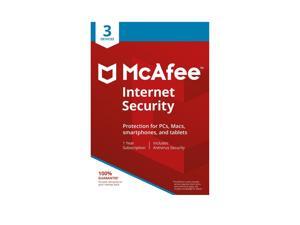 McAfee Internet Security 3 Devices 1 Year Subscription McAfee Internet Security 3 Devices 1 Year Subscription