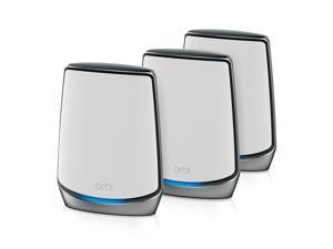 NETGEAR Orbi RBK853 - Wi-Fi system (router, 2 extenders) - mesh - GigE, 2.5 GigE, 802.11ax - 802.11a/b/g/n/ac, 802.11a/b NETGEAR Orbi RBK853 - Wi-Fi system (router, 2 extenders) - mesh - GigE, 2.5 GigE, 802.11ax - 802.11a/b/g/n/ac, 802.11a/b